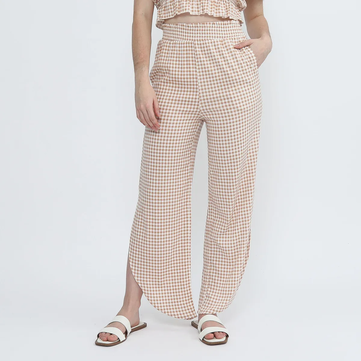 AMERICAN ABBEY - Pantalón Straight Tiro Medio Mujer American Abbey