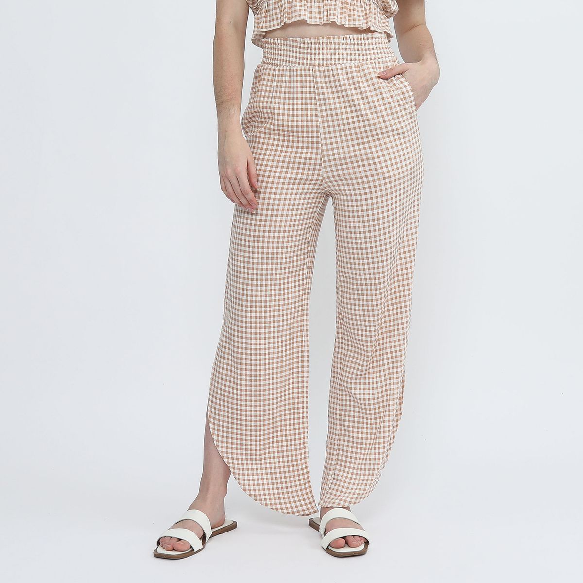 AMERICAN ABBEY - Pantalón Straight Tiro Medio Mujer American Abbey