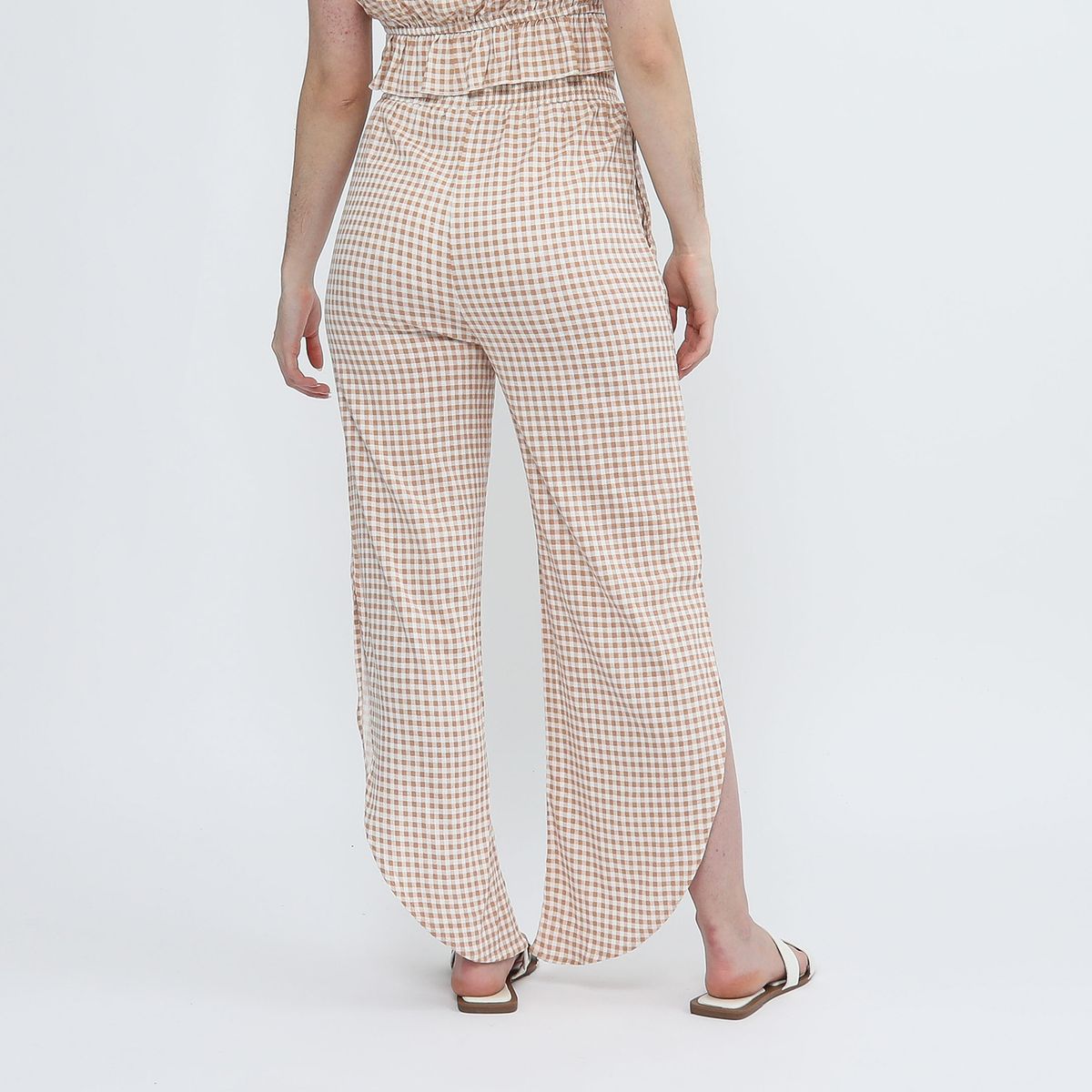 AMERICAN ABBEY - Pantalón Straight Tiro Medio Mujer American Abbey