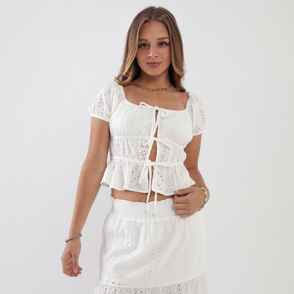 AMERICAN ABBEY - Blusa Manga Corta Mujer American Abbey