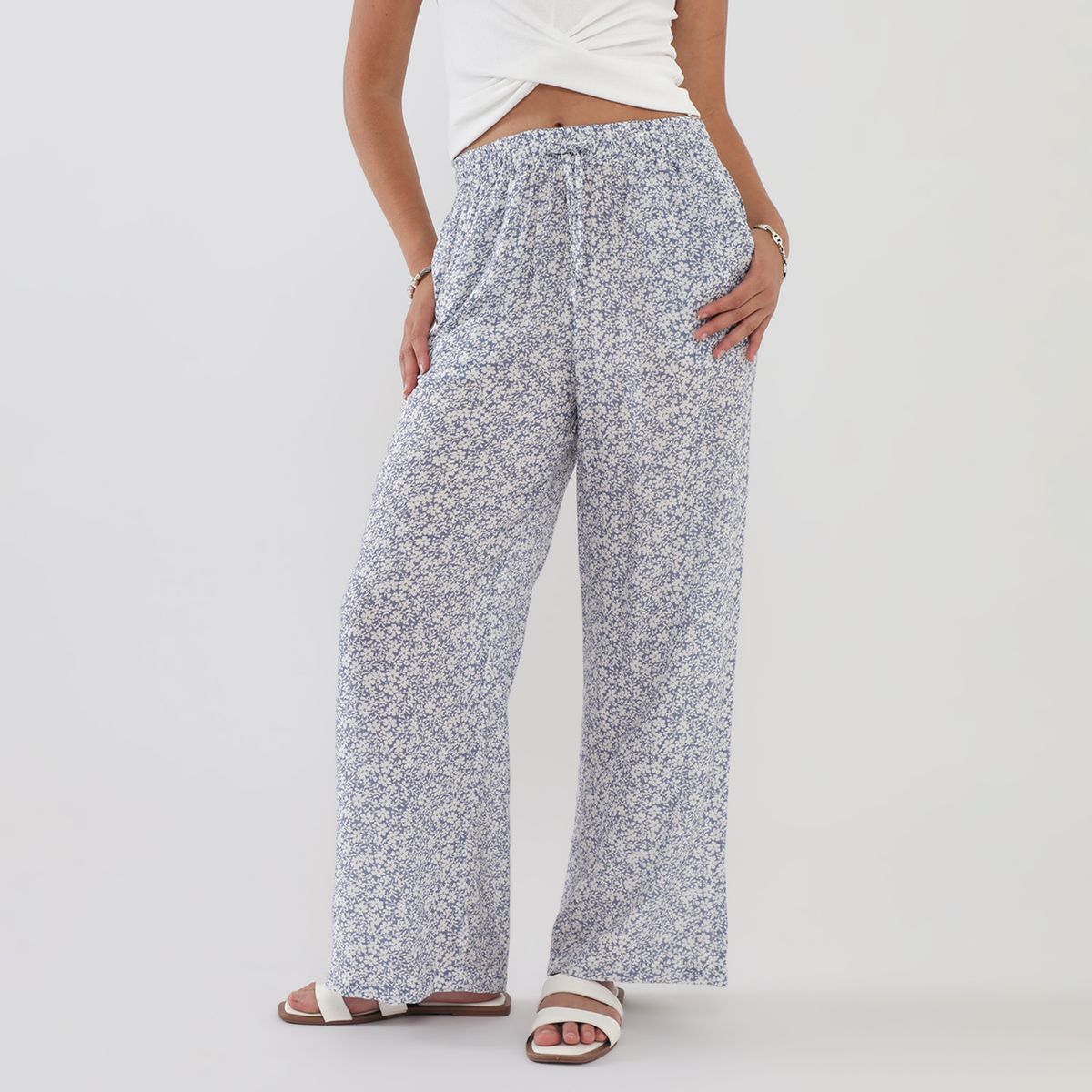 AMERICAN ABBEY - Pantalón Straight Tiro Medio Mujer American Abbey