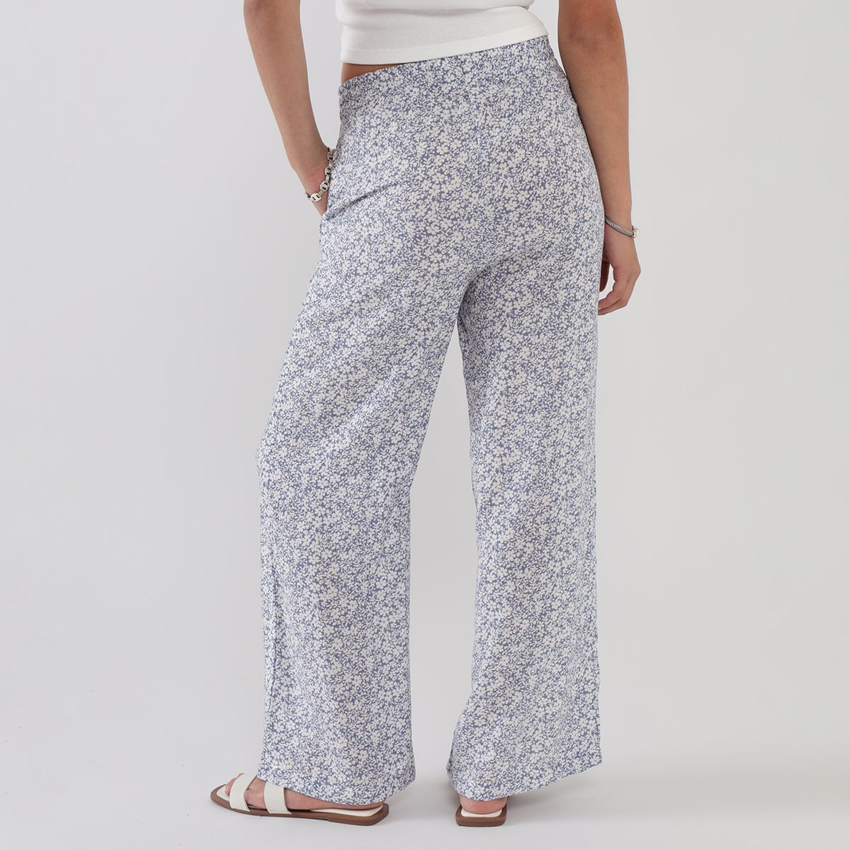 AMERICAN ABBEY - Pantalón Straight Tiro Medio Mujer American Abbey