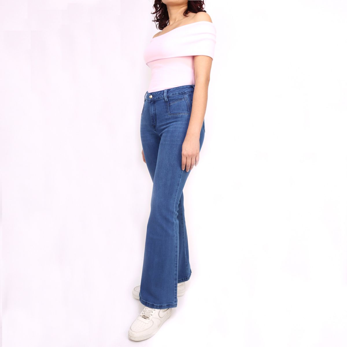 KAYRA POBLET - Jean Boot Cut Tiro Alto Mujer Kayra Poblet