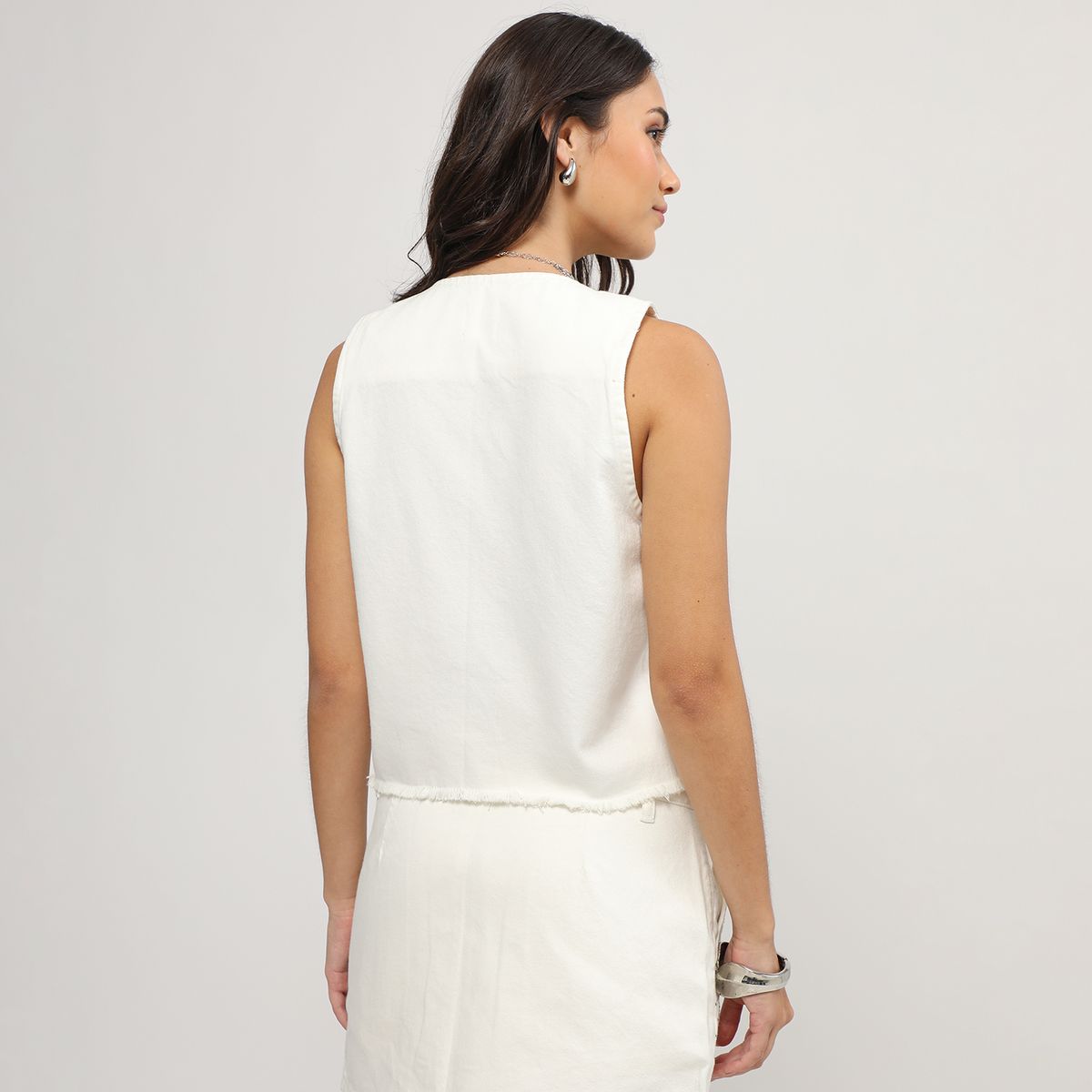 SYBILLA - Chaleco Denim Mujer Sybilla