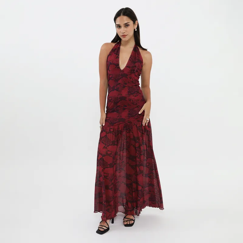 MOSSIMO - Vestido Largo Mujer Mossimo