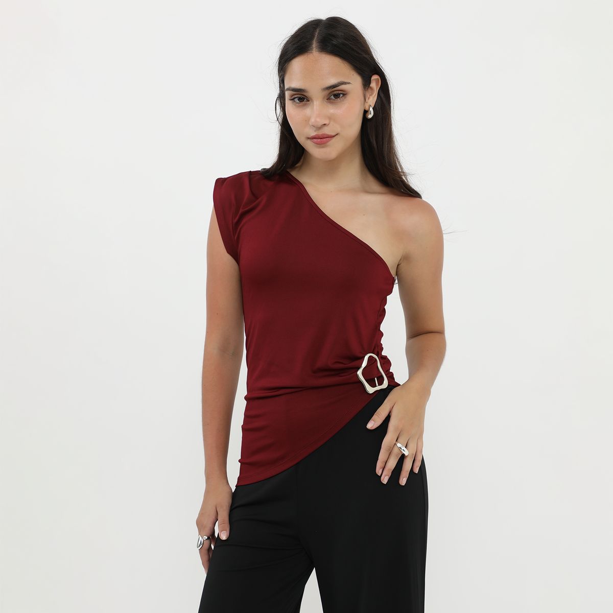 MOSSIMO - Top Asimétrico Mujer Mossimo