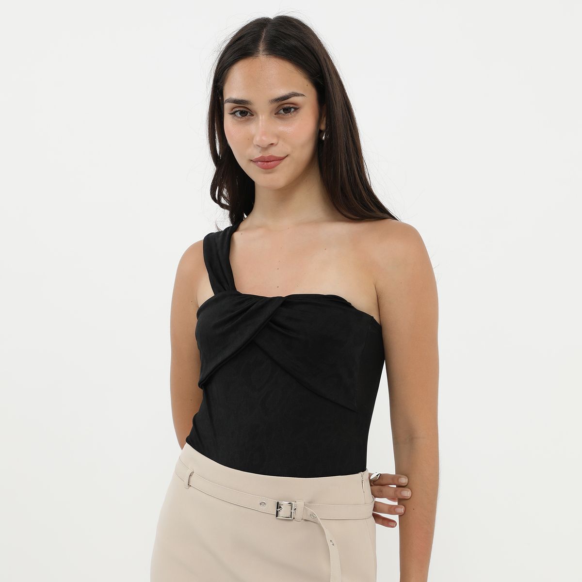 MOSSIMO - Body Asimétrico Mujer Mossimo