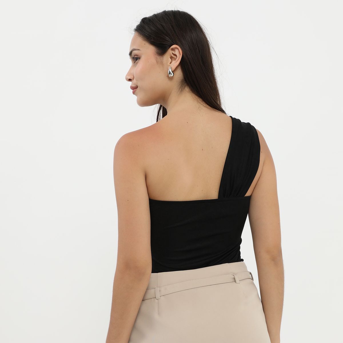 MOSSIMO - Body Asimétrico Mujer Mossimo