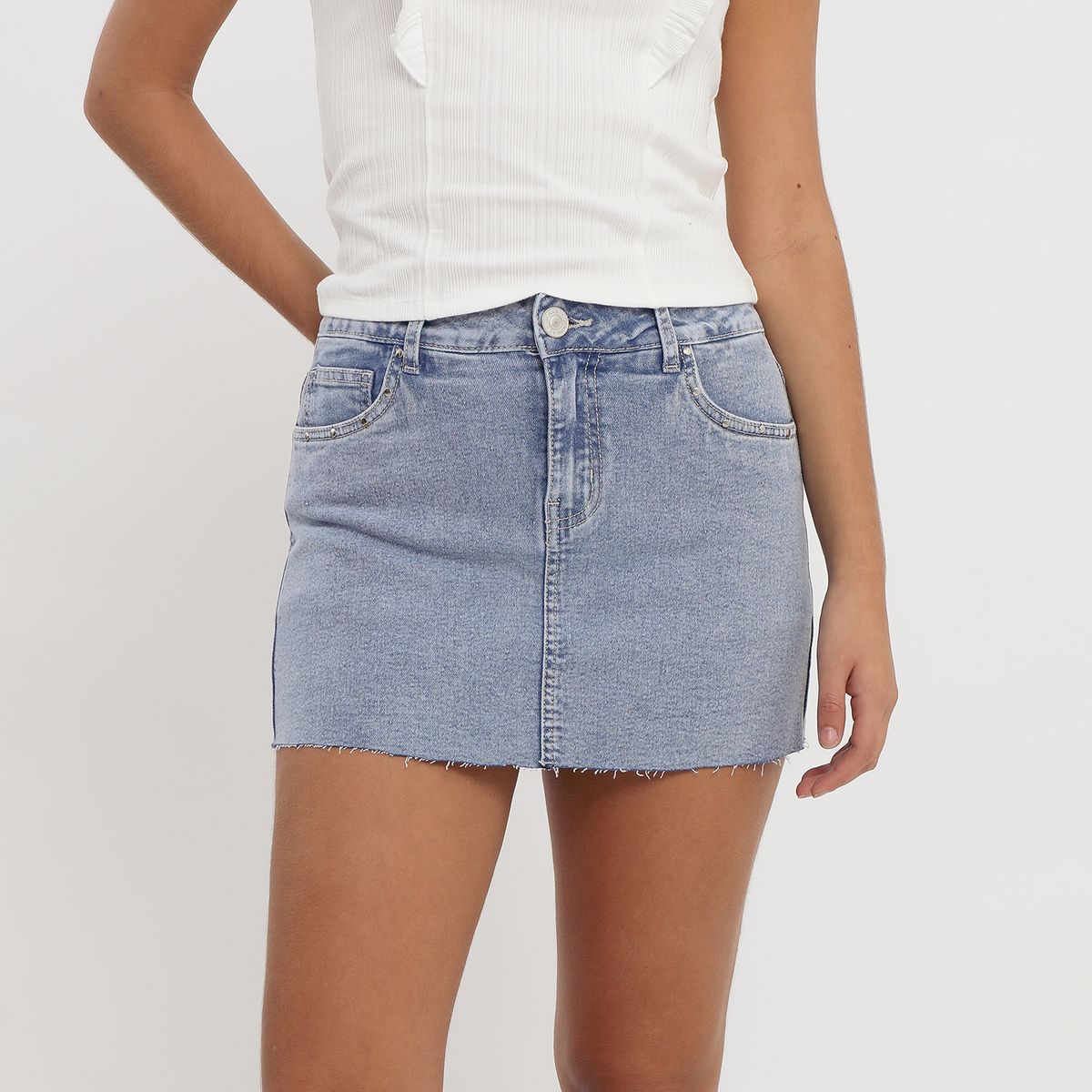 DENIMLAB - Falda Short Denim Mujer Denimlab