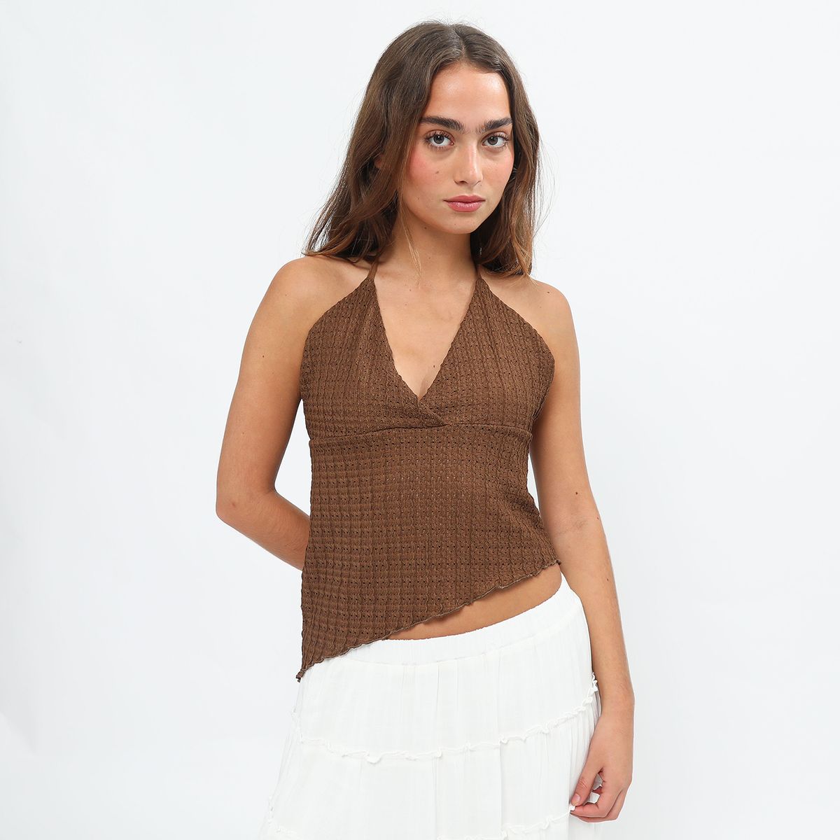 DENIMLAB - Top Asimétrico Mujer Denimlab