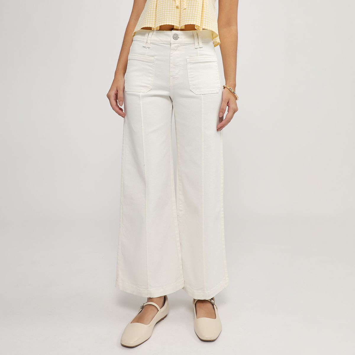 SYBILLA - Jean Straight Tiro Alto Mujer Sybilla