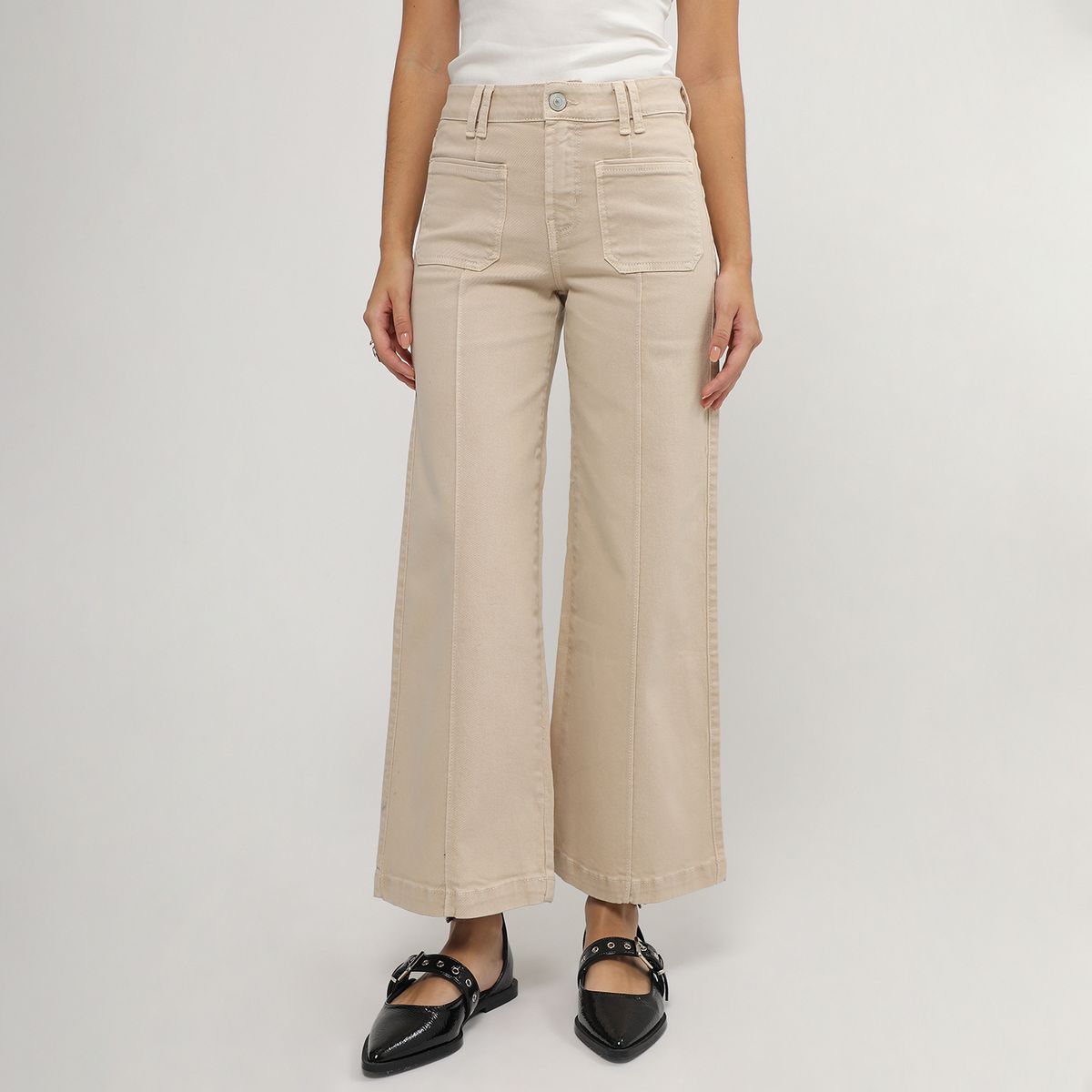 SYBILLA - Jean Straight Tiro Alto Mujer Sybilla