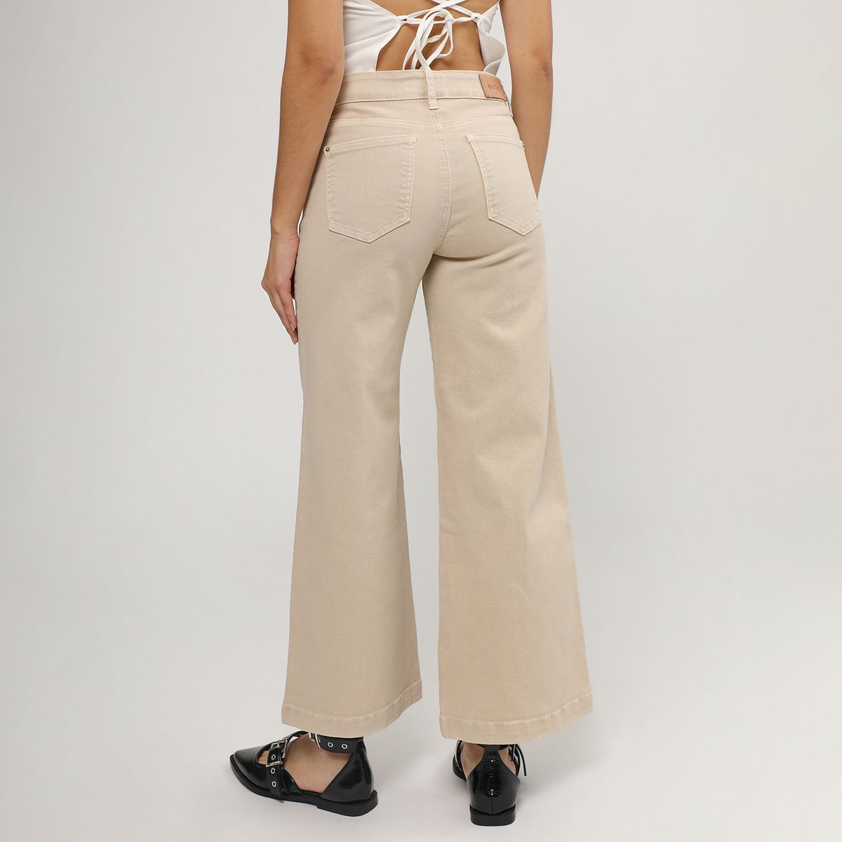 SYBILLA - Jean Straight Tiro Alto Mujer Sybilla