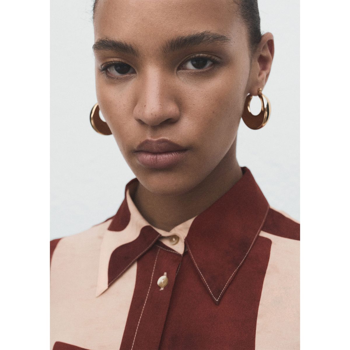 MANGO - Blusa Manga Larga Mujer Mango