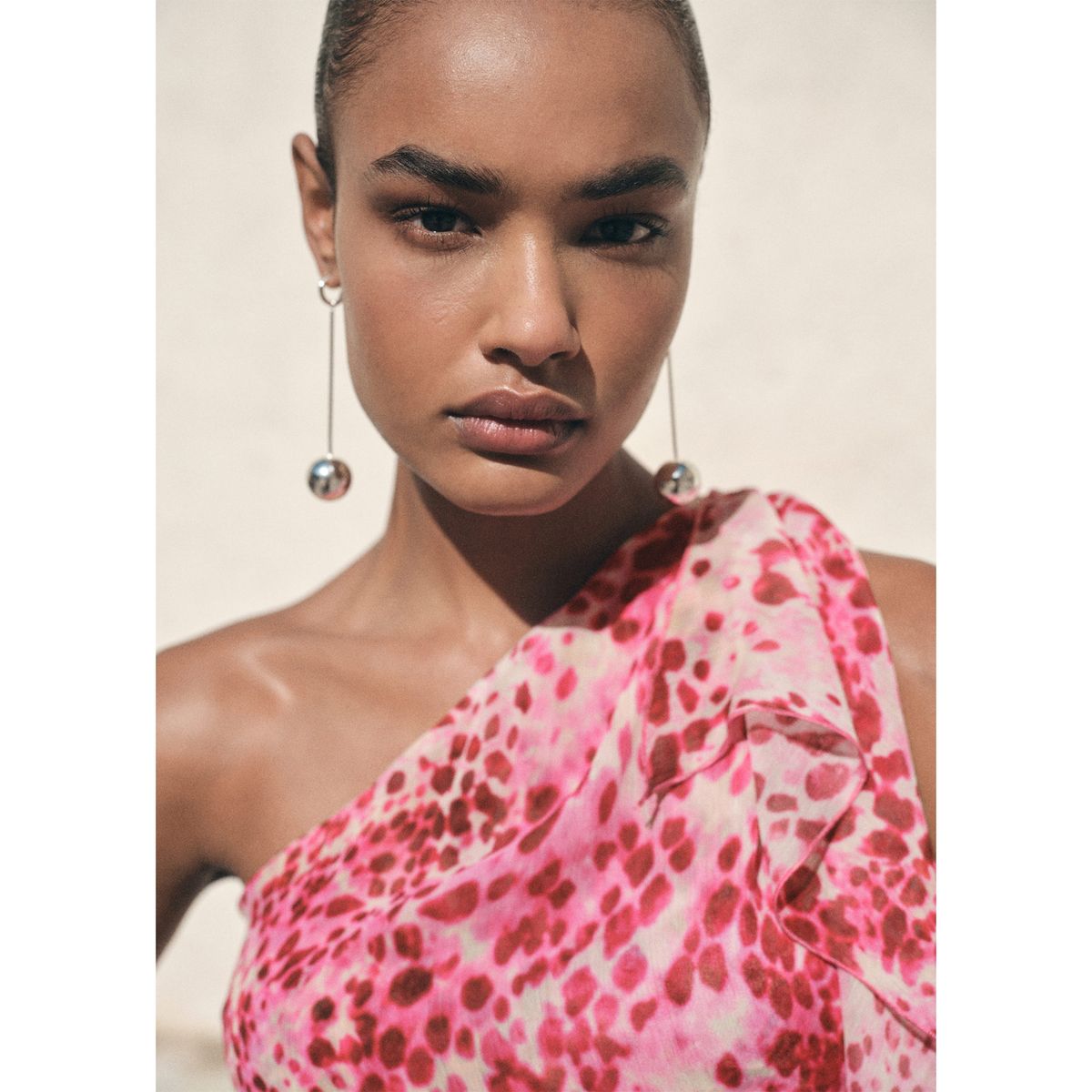 MANGO - Top Asimétrico Mujer Mango