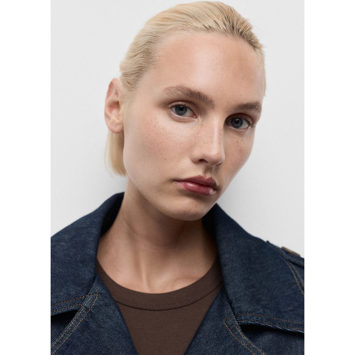MANGO - Trench Denim Mujer Mango