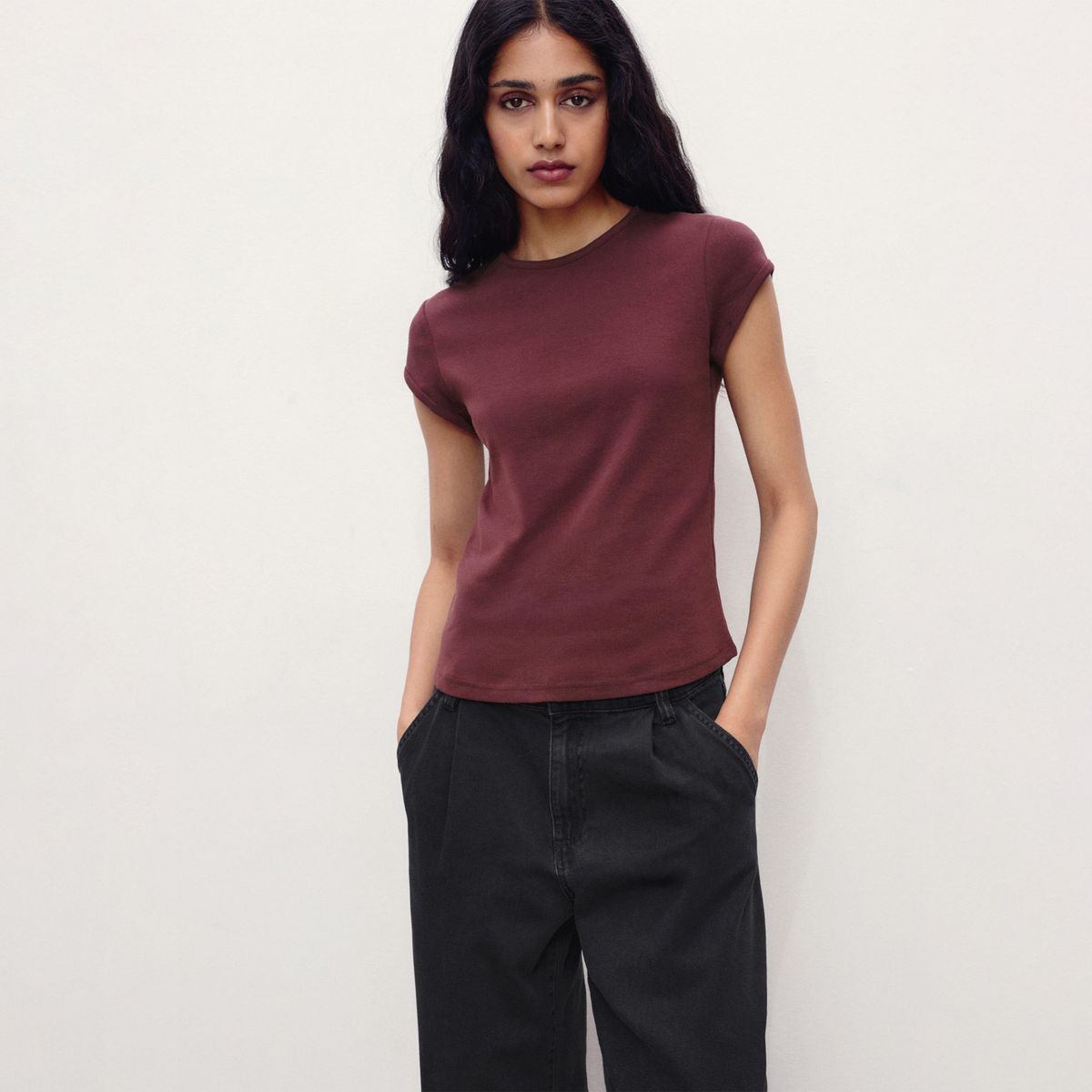 MANGO - Polo Manga Corta Mujer Mango