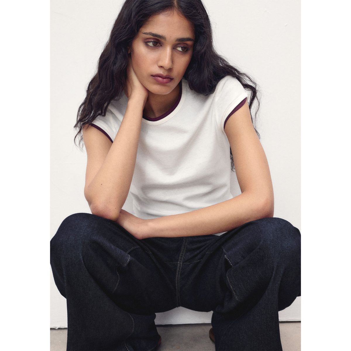 MANGO - Polo Manga Corta Mujer Mango