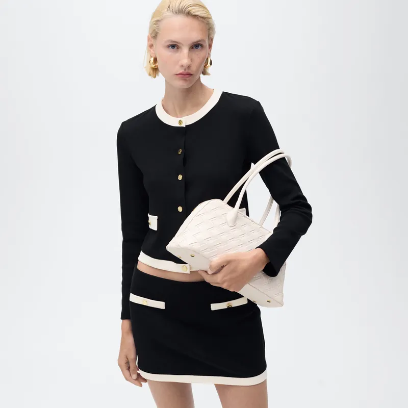 MANGO - Cardigan Botones Mujer Mango