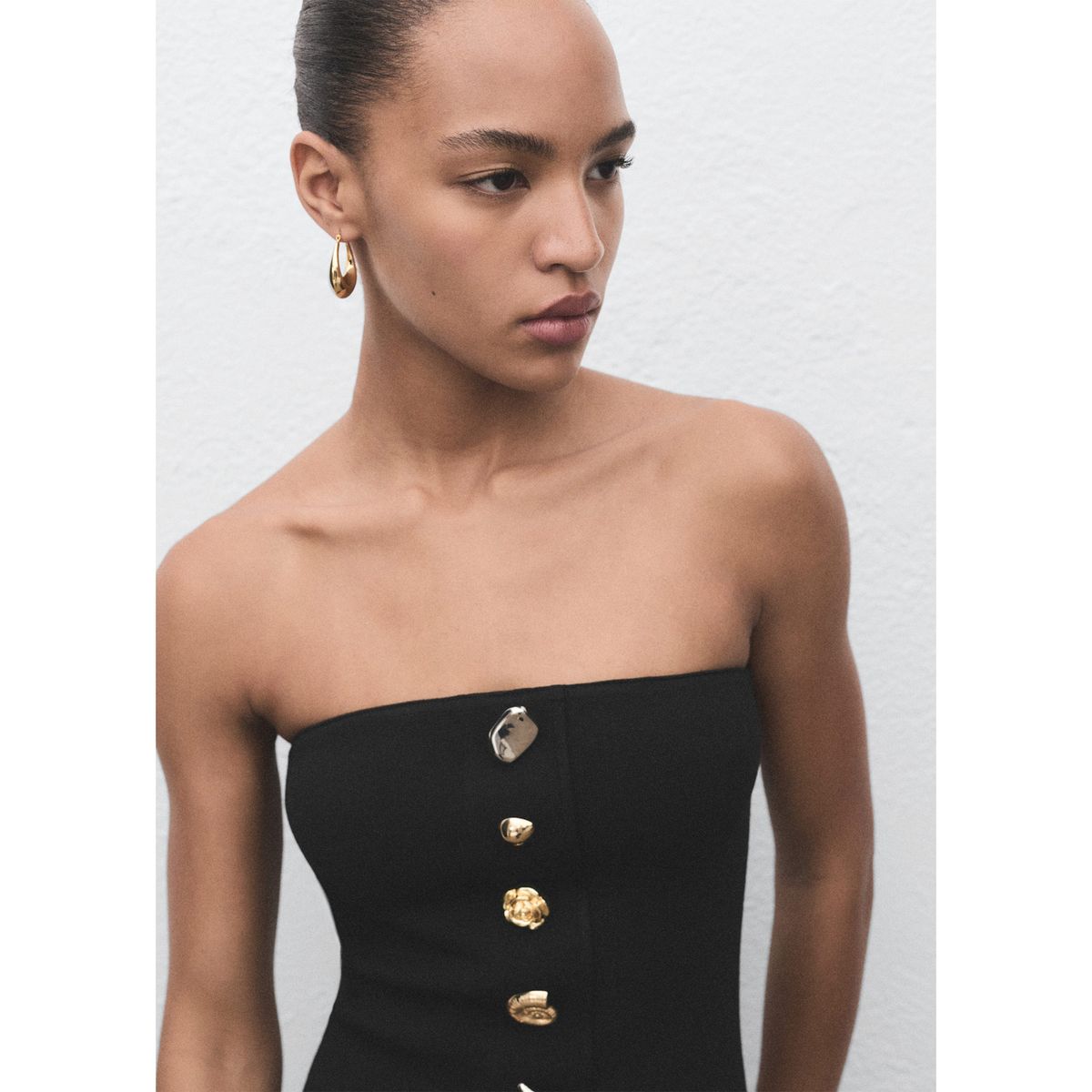 MANGO - Vestido Largo Mujer Mango