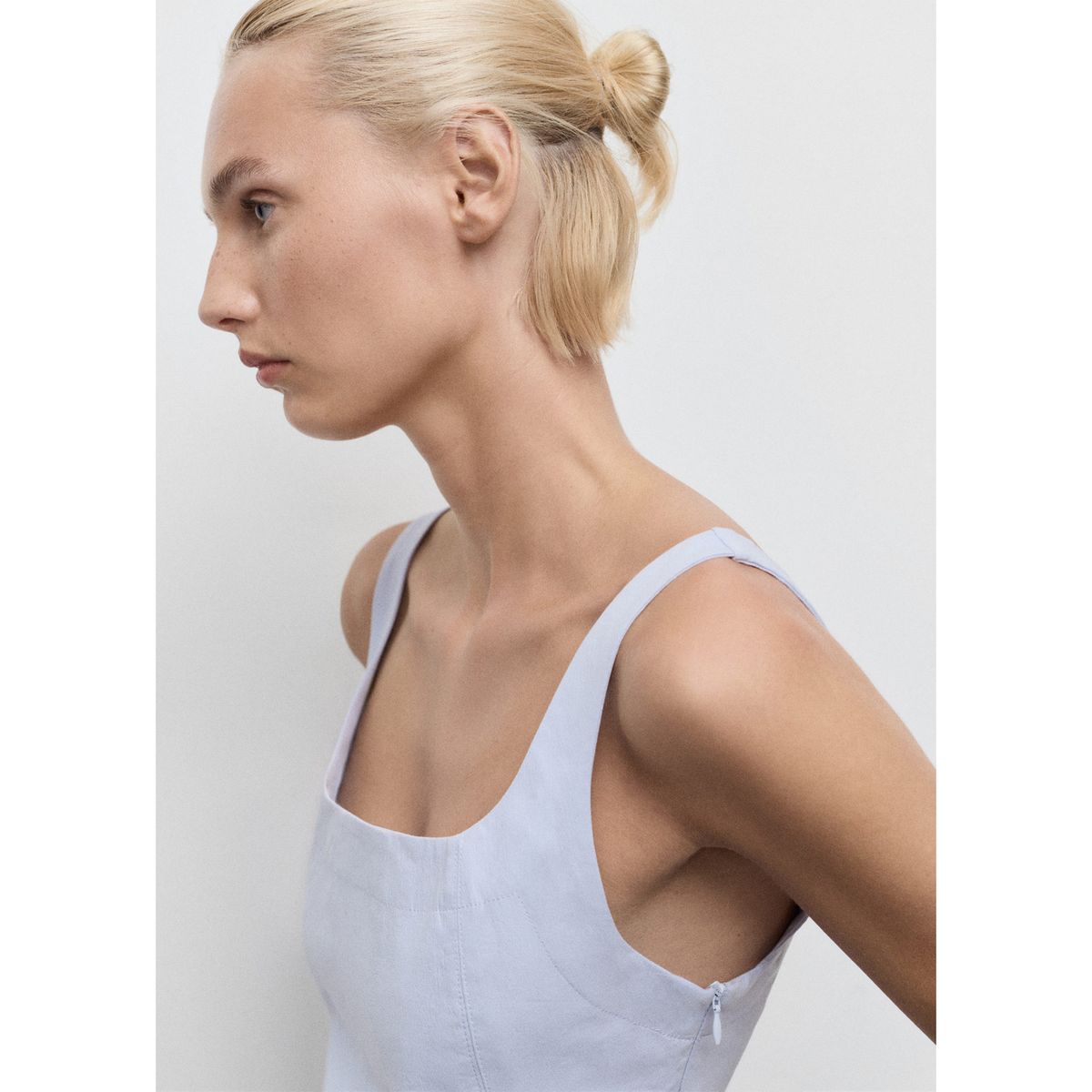 MANGO - Top Sin Mangas Mujer Mango