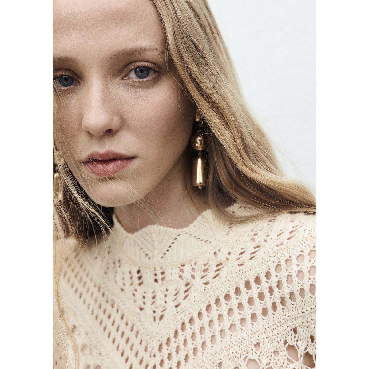 MANGO - Chompa Bordados Mujer Mango