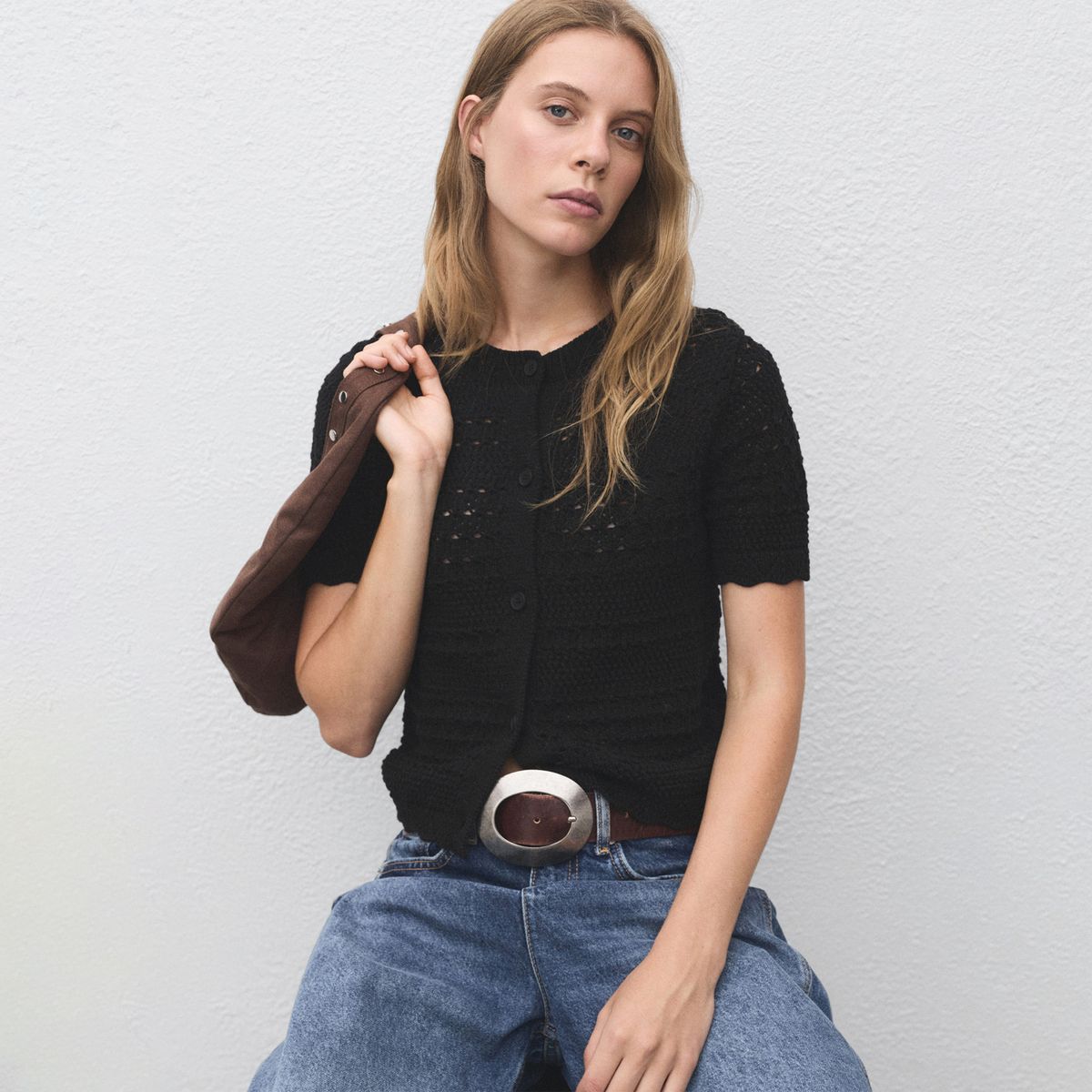 MANGO - Cardigan Tejido Mujer Mango