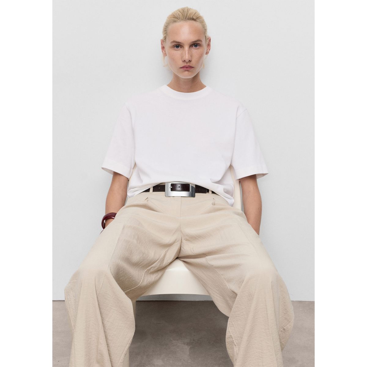 MANGO - Polo Manga Corta Mujer Mango