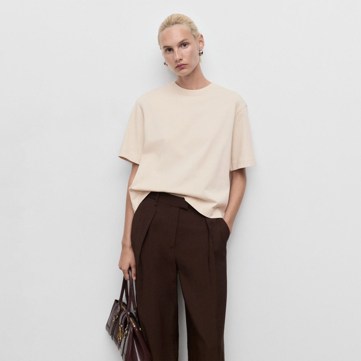 MANGO - Polo Manga Corta Mujer Mango