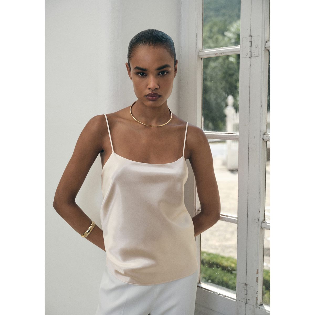 MANGO - Top Sin Mangas Mujer Mango