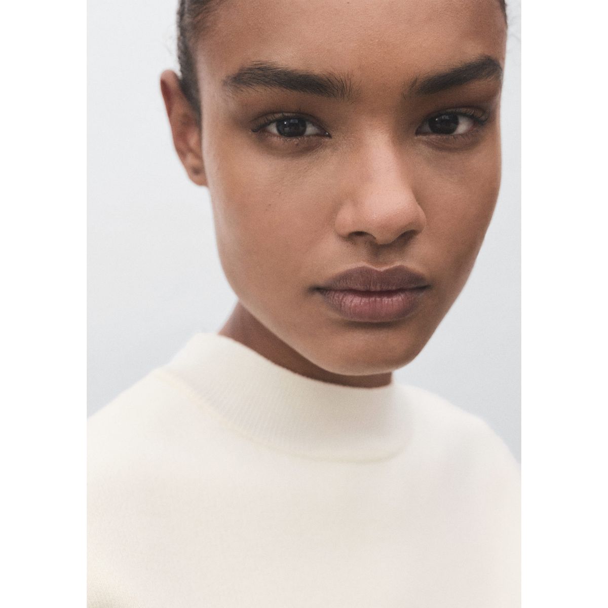 MANGO - Chompa Manga Corta Mujer Mango