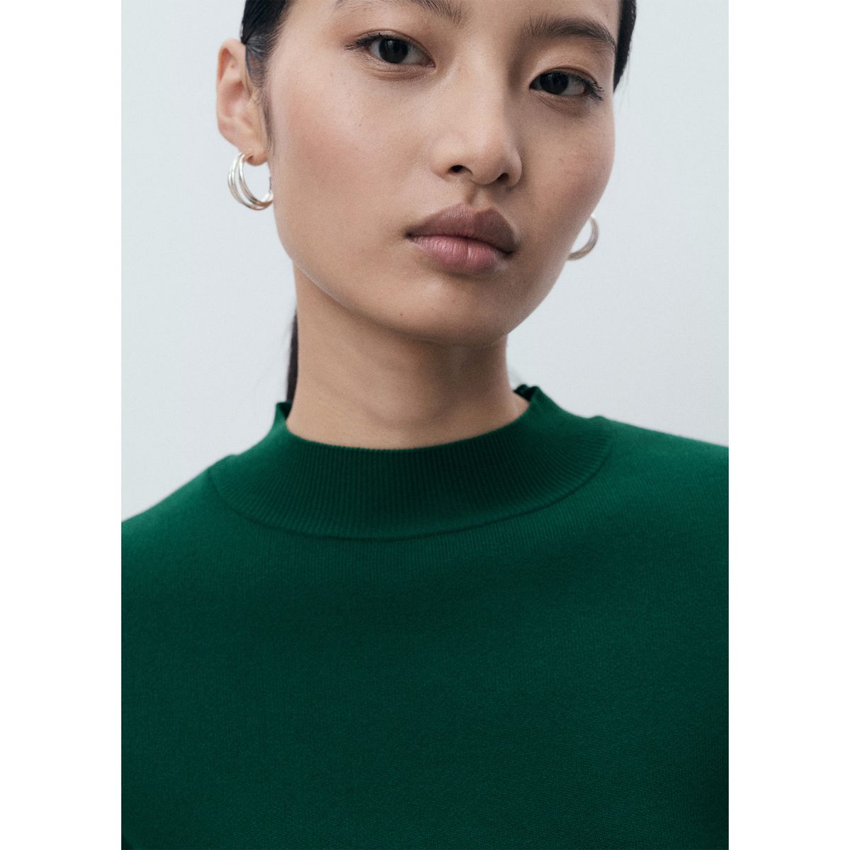 MANGO - Chompa Manga Corta Mujer Mango