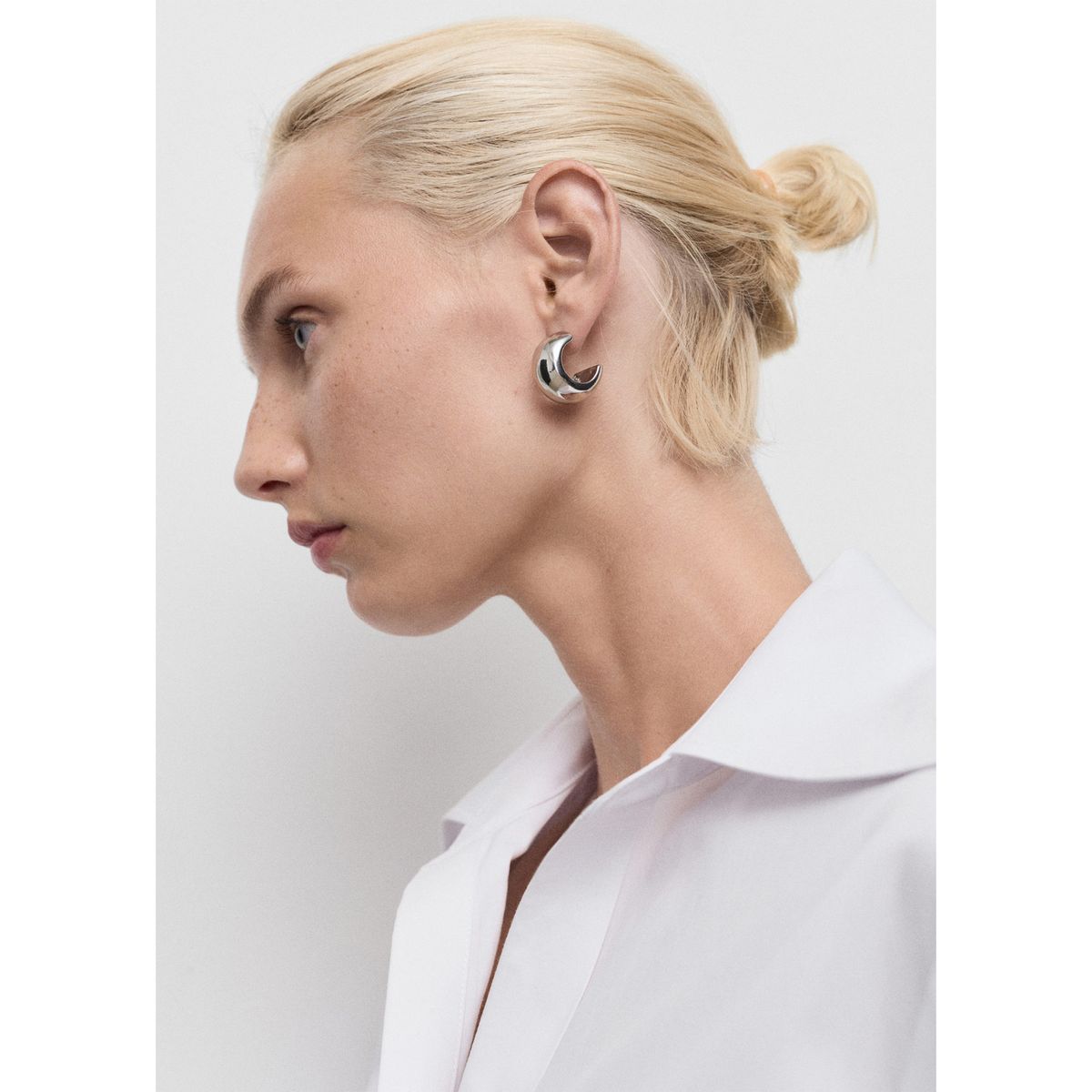 MANGO - Blusa Manga Larga Mujer Mango