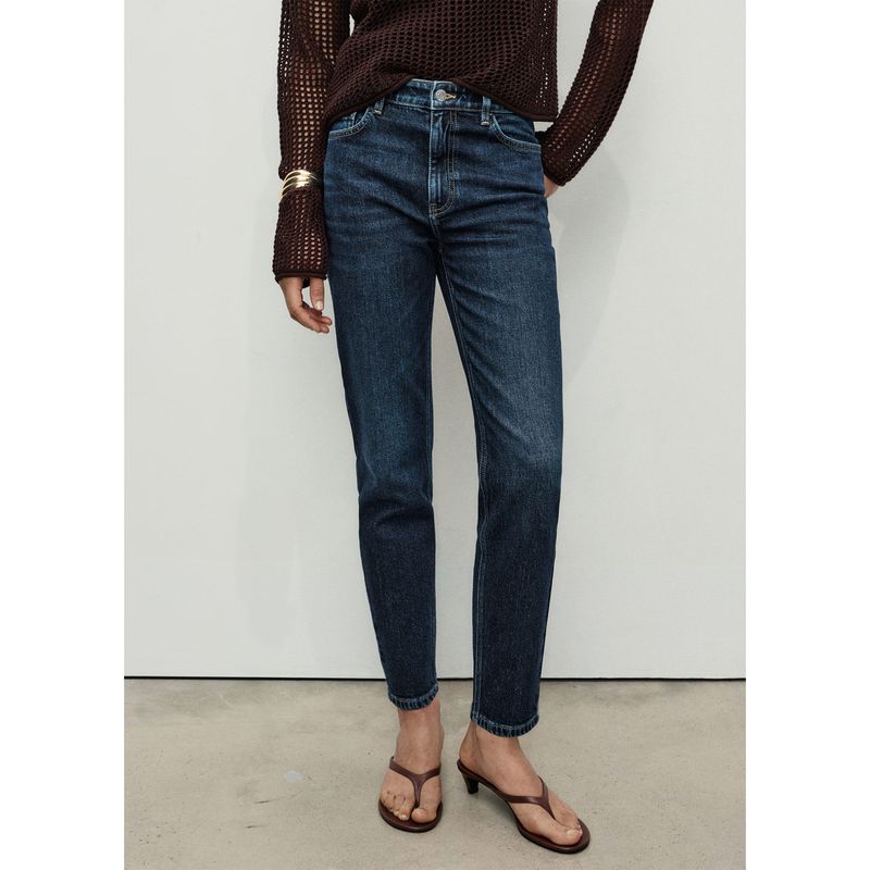 MANGO - Jean Mom Tiro Alto Mujer Mango