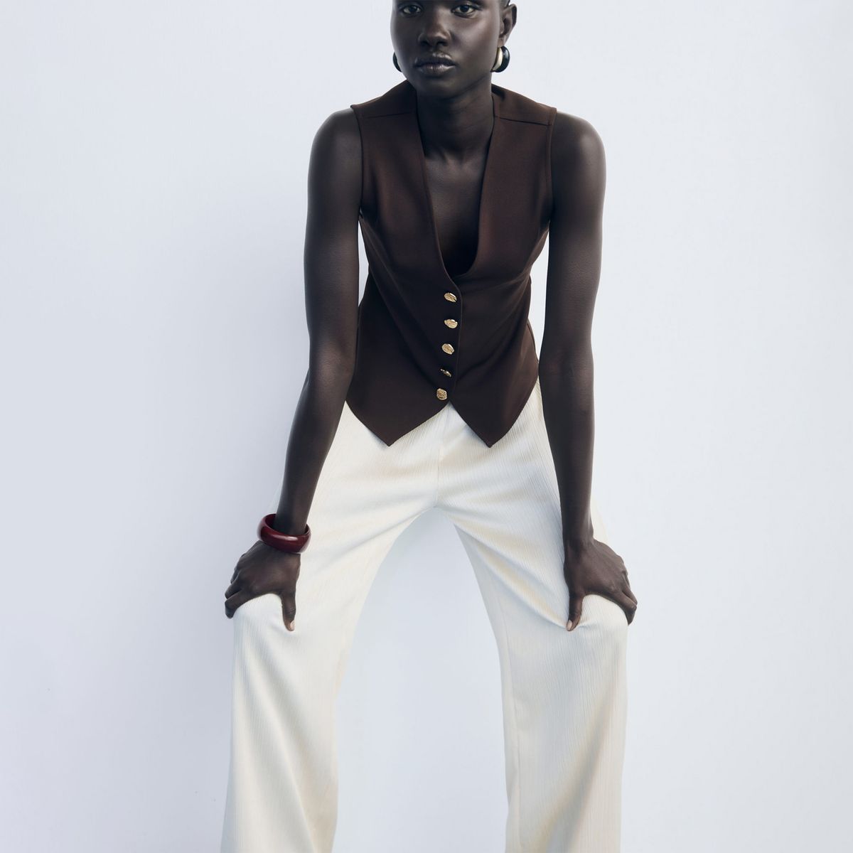 MANGO - Chaleco Mujer Mango