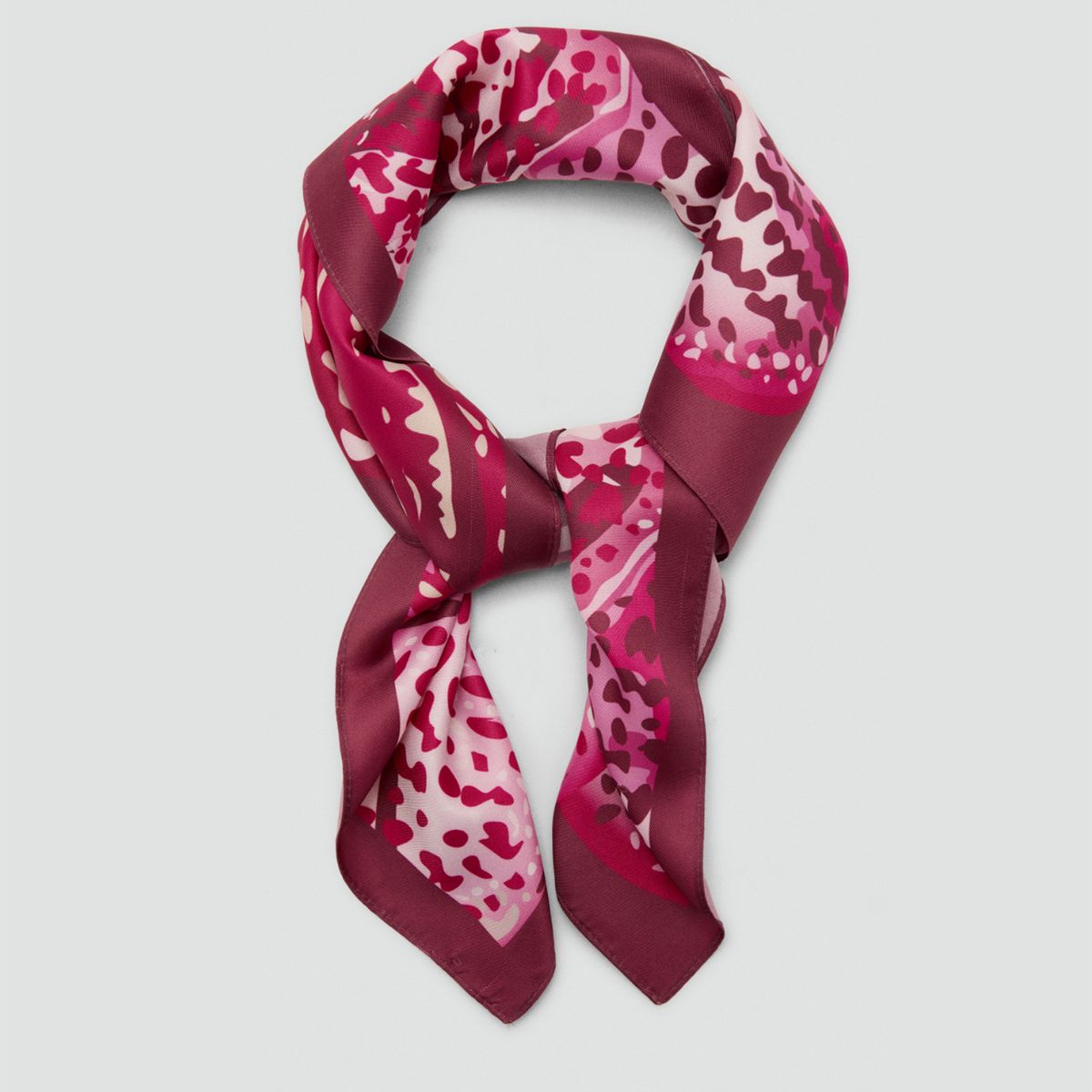 MANGO - Pañuelo Orchid Mujer Mango