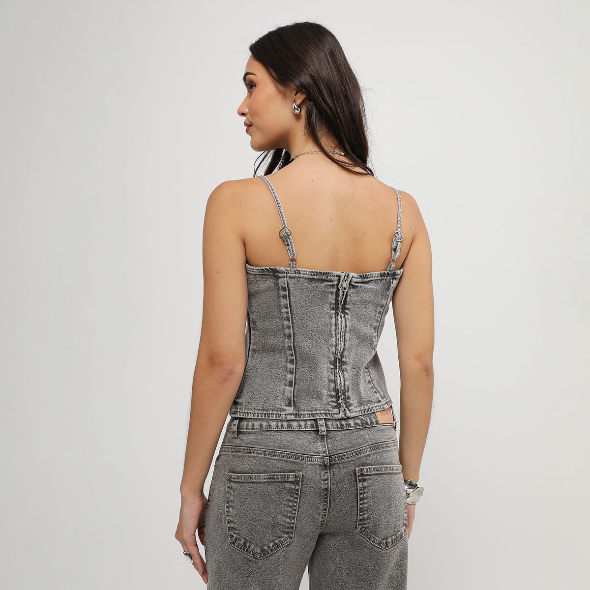 SYBILLA - Top Denim Mujer Sybilla