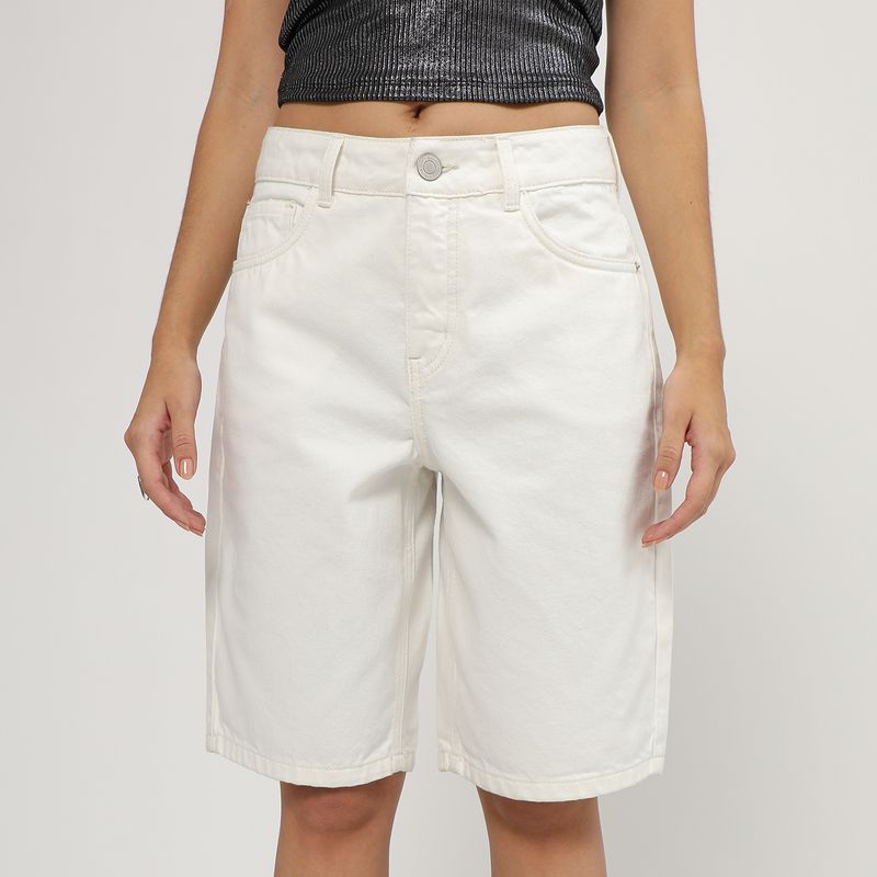 SYBILLA - Bermuda Tiro Alto Mujer Sybilla