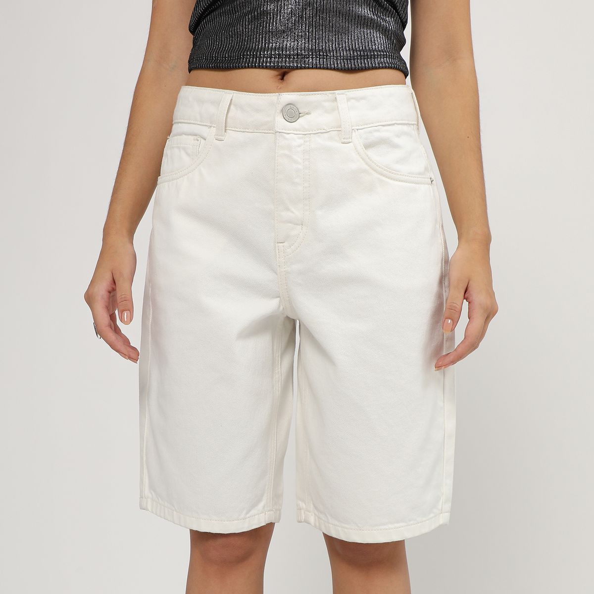 SYBILLA - Bermuda Tiro Alto Mujer Sybilla