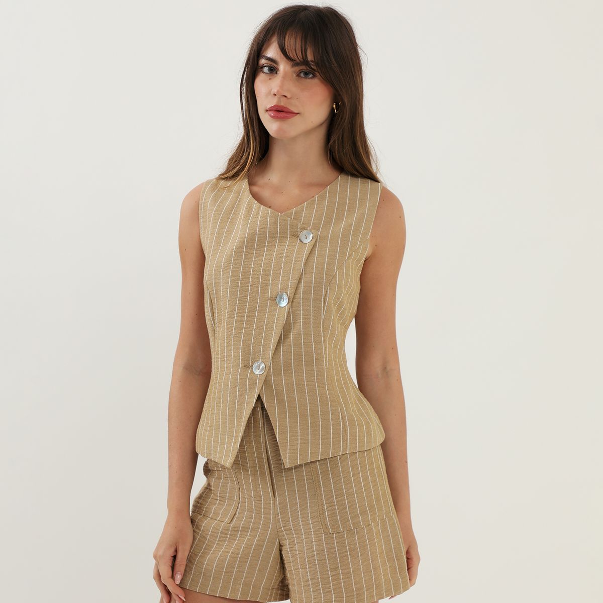 BASEMENT - Top Asimétrico Mujer Basement