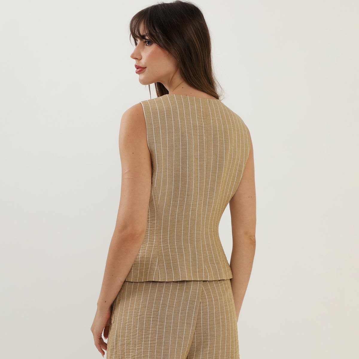 BASEMENT - Top Asimétrico Mujer Basement