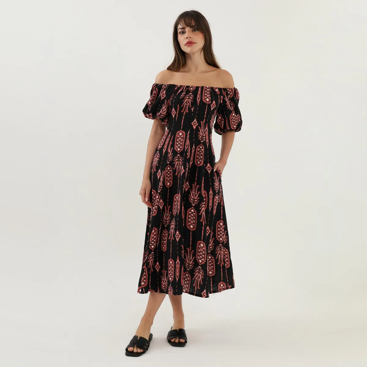 BASEMENT - Vestido Largo Mujer Basement