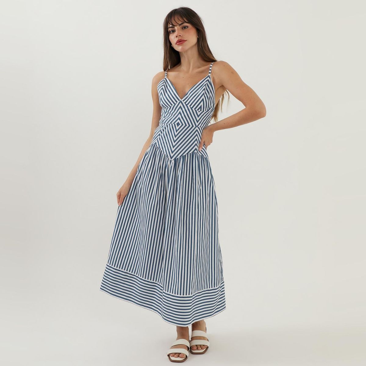 BASEMENT - Vestido Largo Mujer Basement