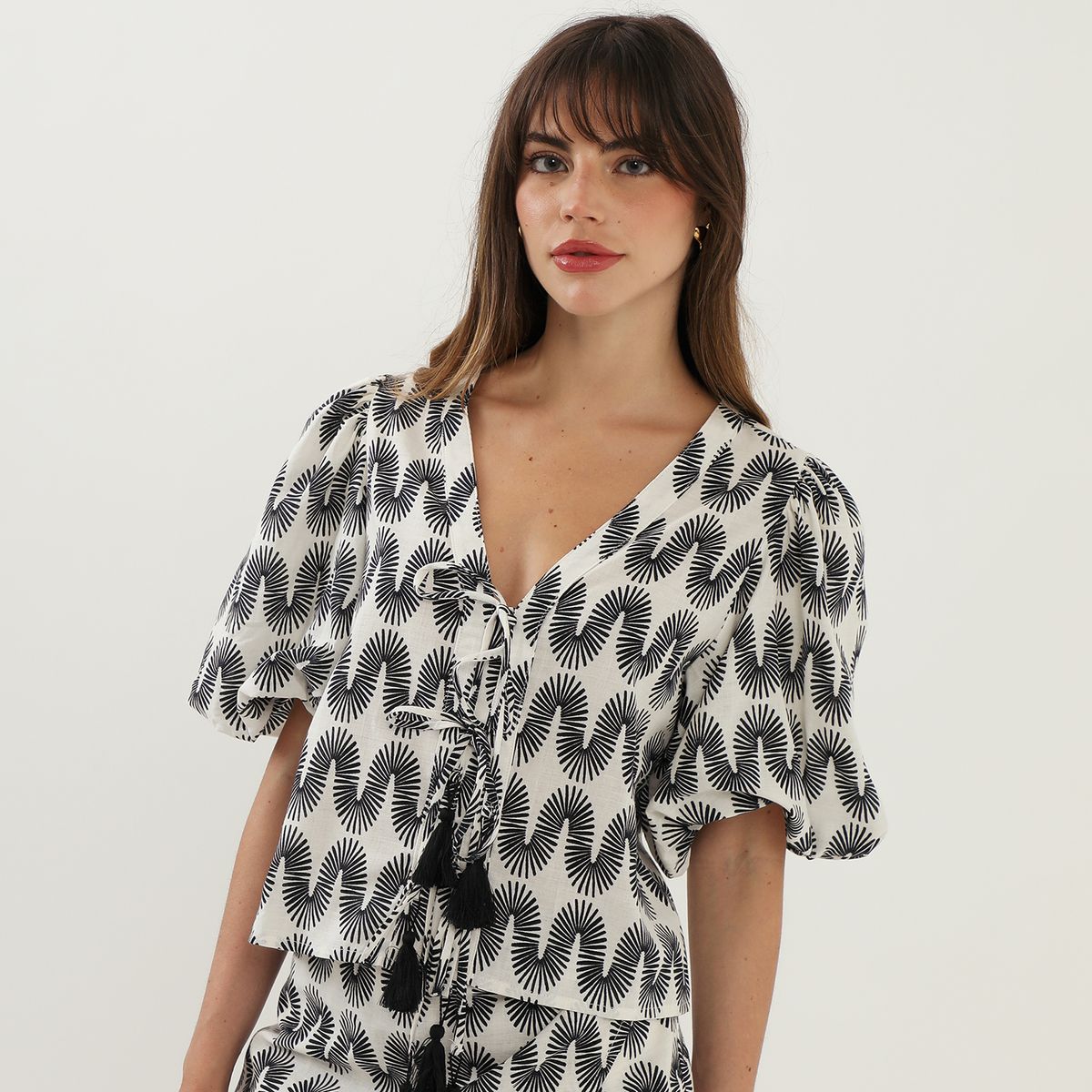 BASEMENT - Blusa Manga 3/4 Mujer Basement