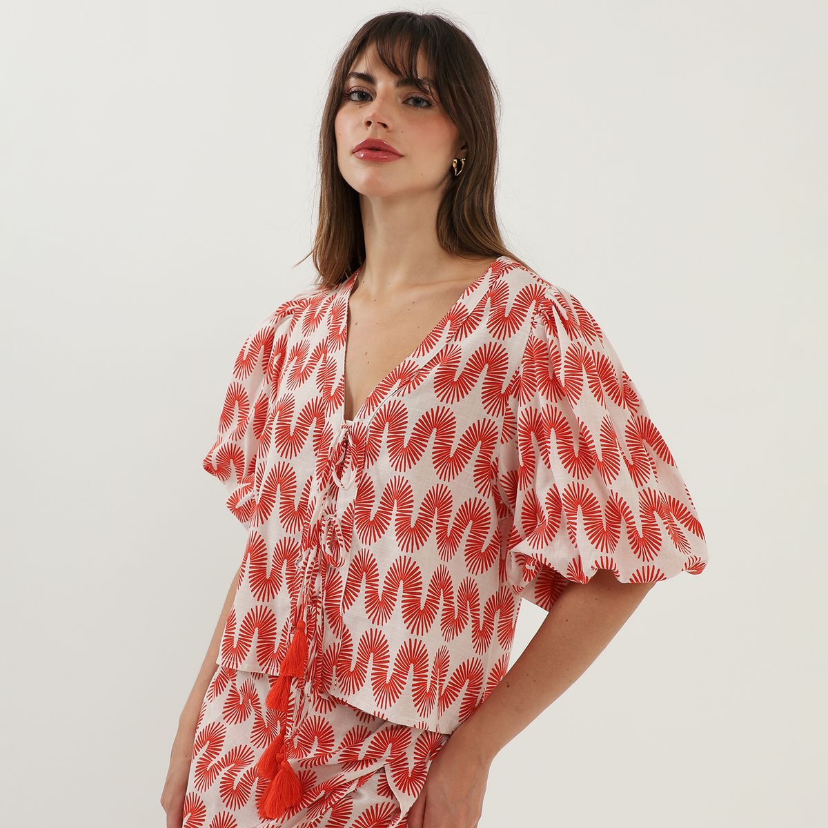 BASEMENT - Blusa Manga 3/4 Mujer Basement