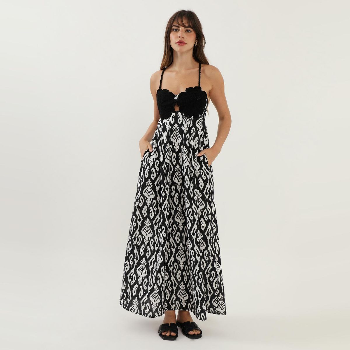 BASEMENT - Vestido Largo Mujer Basement