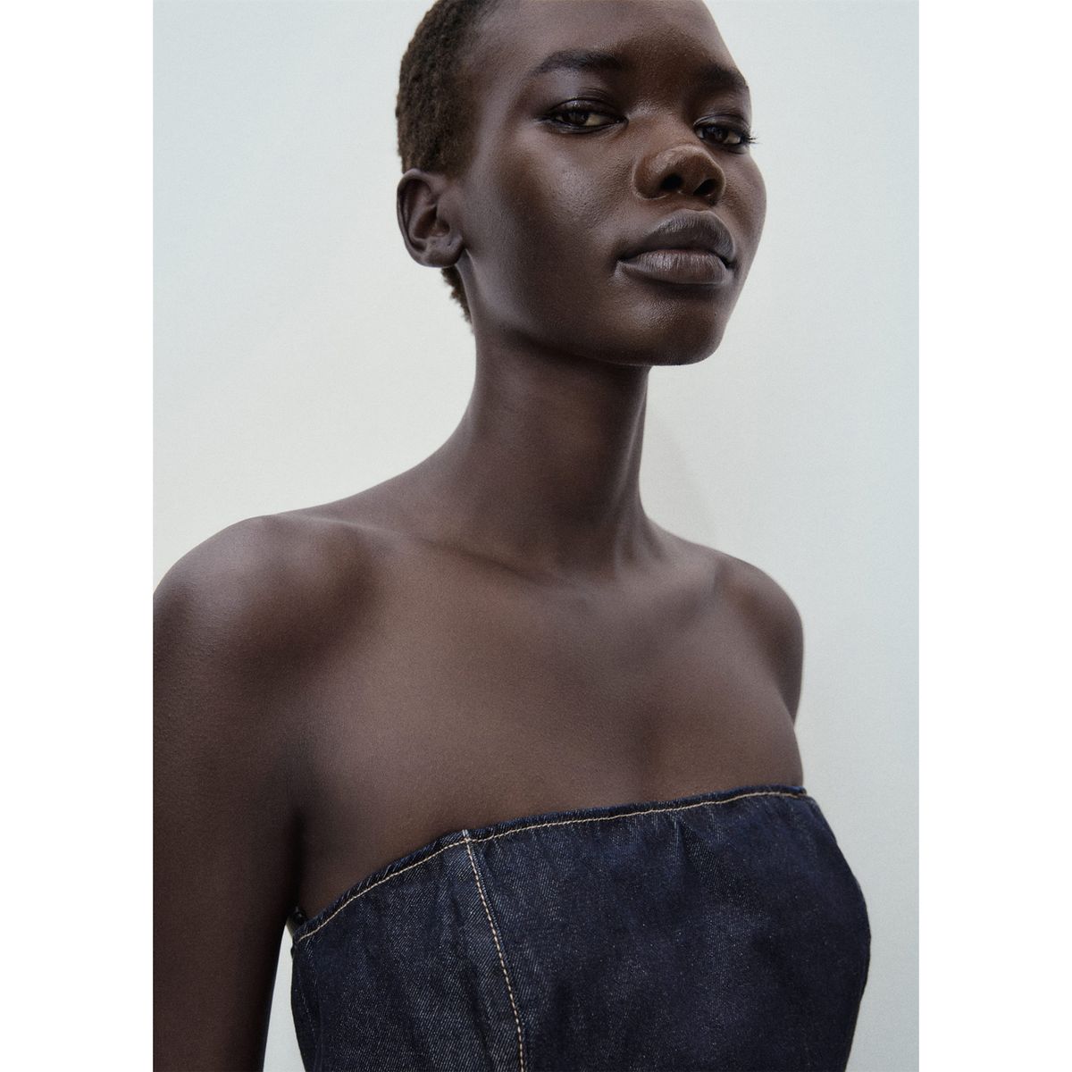 MANGO - Enterizo Denim Mujer Mango