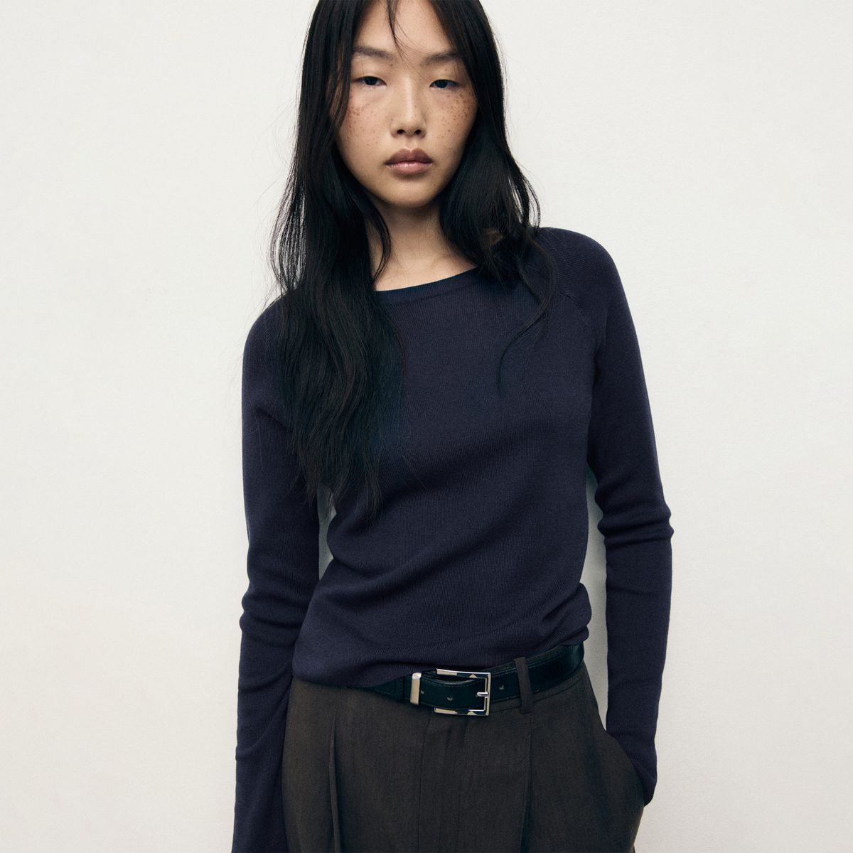 MANGO - Chompa Manga Larga Mujer Mango