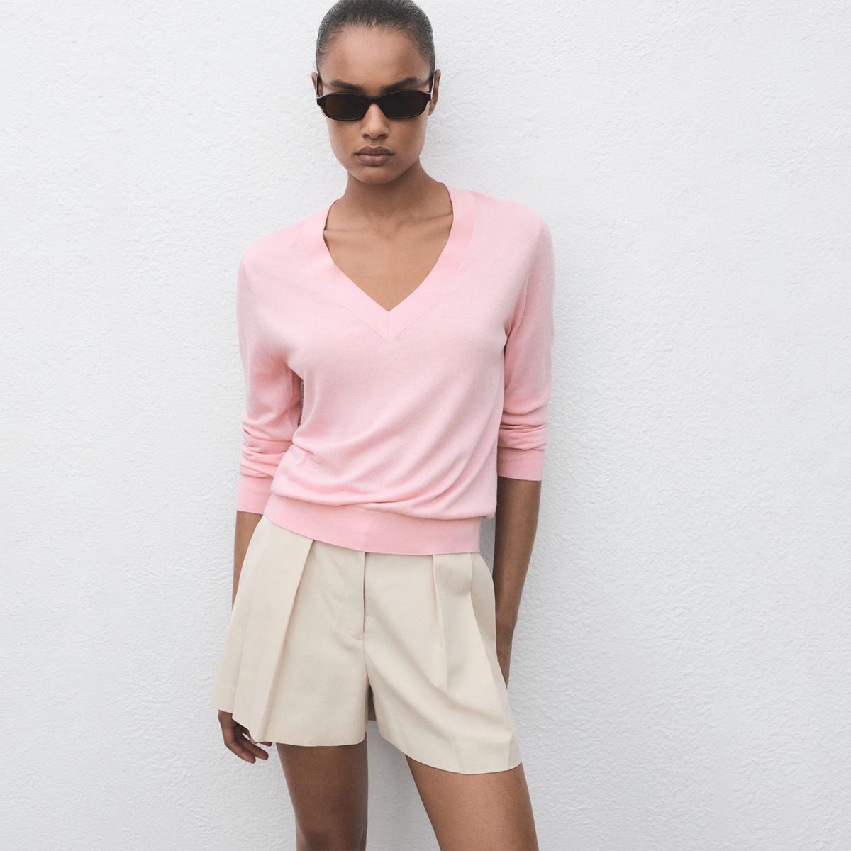 MANGO - Chompa Manga Larga Mujer Mango