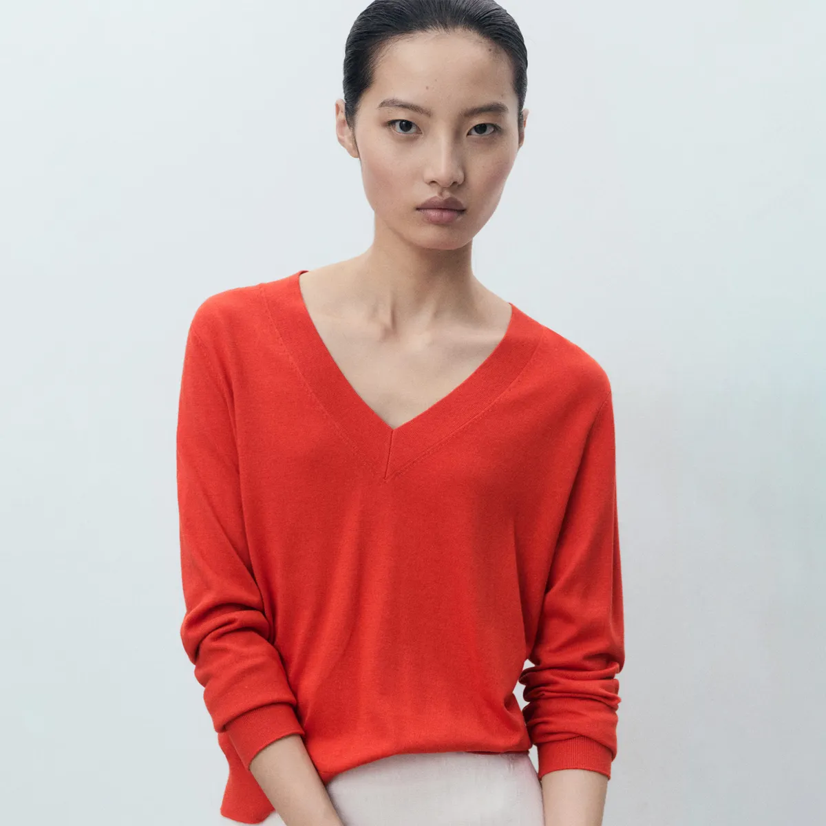 MANGO - Chompa Manga Larga Mujer Mango